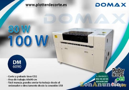 Cortadora laser Domax corte y grabado profesional