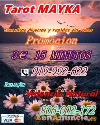 Tarot del tiempo a 6 euros los 35 min