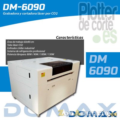 Cortadora laser Domax 60x90 cm profesional economica