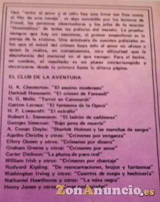 Antología de Crímenes por Amor