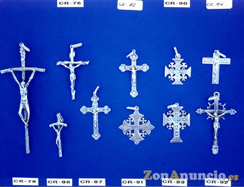 cruces-cristos en oro y plata