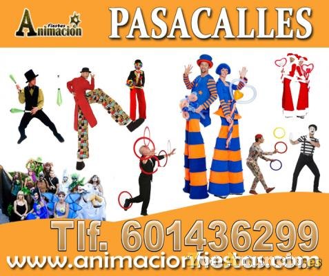 animadores y pasacalles para carnaval