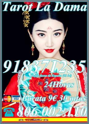 Oferta tarot la Dama  5€ 15 min, y 9€ 30 mtos .