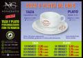 Venta Otros Servicios: Tazas y platos de café personalizados
