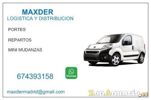 Portes desde 20 euros