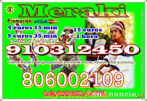 TAROT/MAGIA /VIDENCIA 910312450/806002109