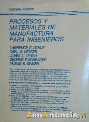 Procesos y Materiales de Manufactura para Ingenieros