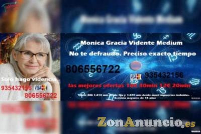 Vidente Mónica Gracia 806556722 Respuestas claras. Tarot