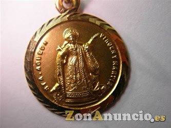 MEDALLAS SANTA AGUEDA EN ORO Y EN PLATA.