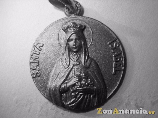 MEDALLA SANTA ISABEL EN ORO Y EN PLATA.