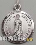 MEDALLA SAN ANTONIO ABAD EN ORO Y EN PLATA.