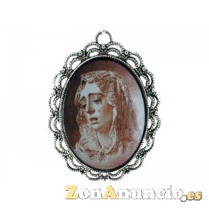 Medallas de virgenes y santos en esmalte