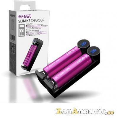 cargador de baterías vapeo Efest SLIM K2  Ref.: 29021