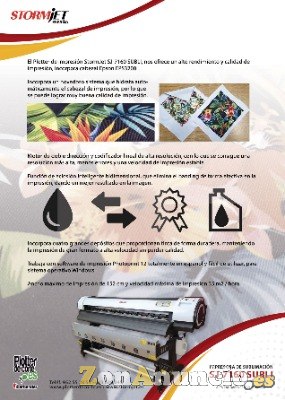 OFERTA nueva impresora de sublimacion de 160 cm STORMJET