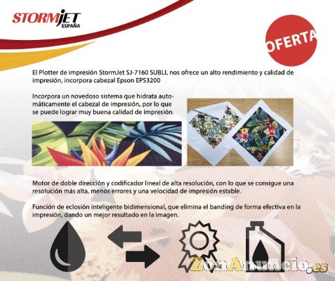 OFERTA nueva impresora de sublimacion de 160 cm STORMJET