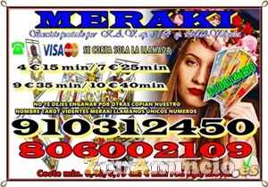 Oferta Tarot VISA 4 € 15 MINUTOS 910312450