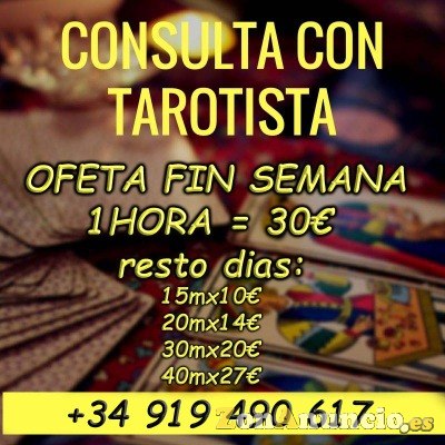 TAROT ECONÓMICO= OFERTA FÍN SEMANA