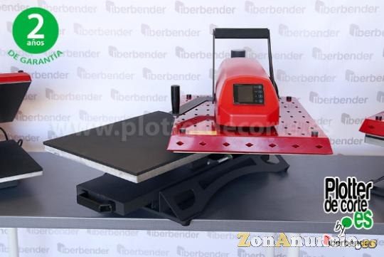 Prensa termica giratoria deslizable 40x50