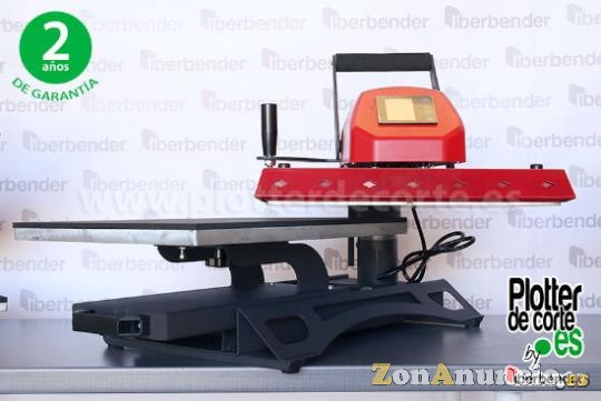 Prensa termica giratoria deslizable 40x50