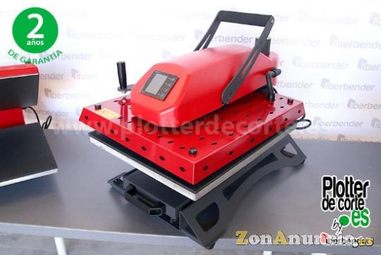 Prensa termica giratoria deslizable 40x50