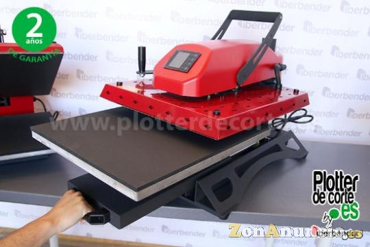 Prensa termica giratoria deslizable 40x50