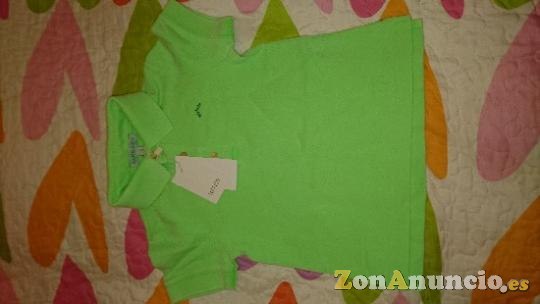Polo bebé niño Nanos verde 3 años