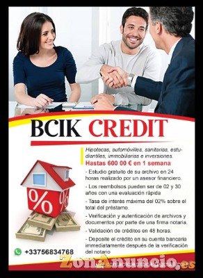 oferta de préstamo