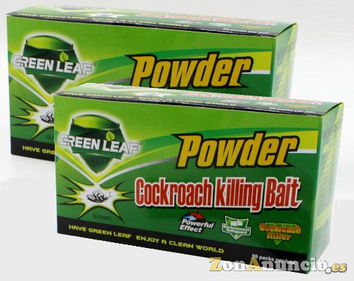 Polvo insecticida para cucarachas por ingestion