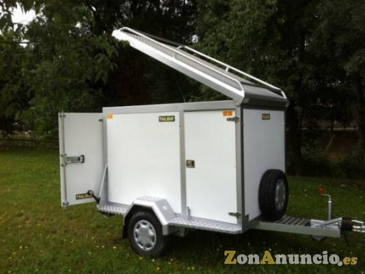 Remolque cerrado carrozado en aluminio.Thalman Quality