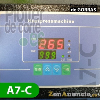 Nueva prensa termica de gorras OFERTA LIMITADA