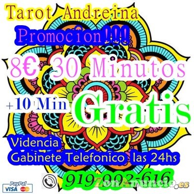 Tarot 10 minutos extra en consulta de 30 minutos