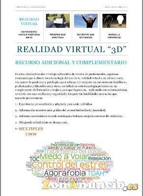 Terapias con Realidad Virtual