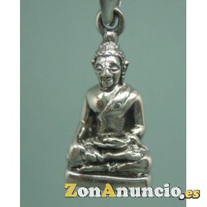 COLGANTES medallas BUDA oro y plata
